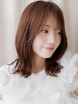 カバーヘア ブリス 大宮西口(COVER HAIR bliss) くびれヘア外ハネミディアムウルフカットヘルシースタイルW大宮