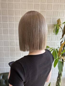 ボアップ(boappu) #ハイトーンベージュ #ケアブリーチ #透明感カラー