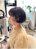 ミニボブ/ボブパーマ/パーマボブ/内巻きボブ/デジタルパーマ