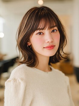 シーバイサイン(sea by Sign)の写真/結べるボブが人気♪こだわりのカット技術でどこから見ても美シルエットに♪小顔に魅せるカット技術が人気☆