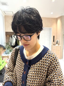 オン キャナルシティ博多前店(on) 【晴音】マッシュショートパーマ/ショート/20代