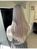 クラゲヘアー/小顔に見せるヘア/ココアベージュ/栄