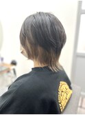 ショートウルフ×インナーイエローベージュ♪