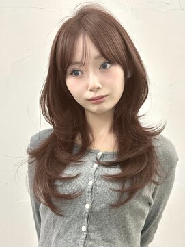 アンカーバイナチュラル(anchor by natural) 韓国風/レイヤー/前髪カット/オリーブ/透明感/ハッシュカット