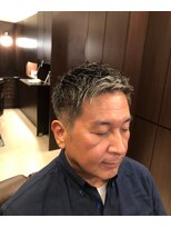 ヘアサロン大野 ニューオータニ ザ メイン店&nbsp;グレイッシュアップバング