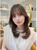ワンホンレイヤーハイレイヤーカットイメチェン