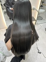 ジーナ 吉塚(Zina)&nbsp;暗染め 地毛風 ダークグレージュ【福田れん】博多 吉塚 美容室