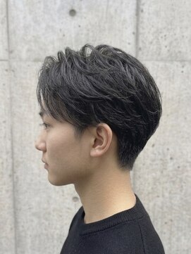 バーバーバー ナカノ(BARBER BAR NAKANO) 【20代後半からの】大人ニュアンスパーマ×刈り上げないマッシュ