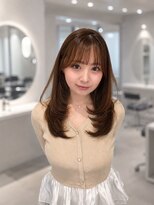 シュガー(Sugar)&nbsp;レイヤーカット/ワンホンヘア/韓国ヘア/顔まわり/大阪/梅田