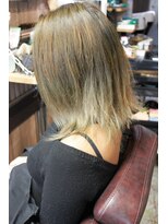 オーバーキャプテンネイキッド(OVER CAPTAIN NAKED)&nbsp;ブリーチを使用しないミントアッシュダブルカラー