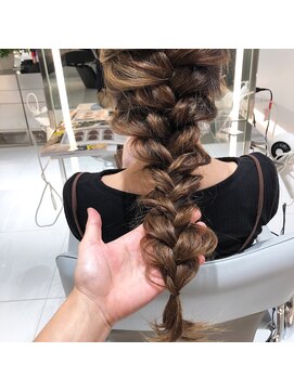 レイズ 立川(RAYS) 【RAYS/金本】編み込みシークレットハイライト