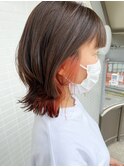 ［OCEAN Hair&Life 水田成美］新色☆秋艶カラー×外ハネミディ