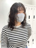 グラフ 蔵前(GRAFF) カジュアルパーマスタイル_前髪パーマ【GRAFF蔵前】