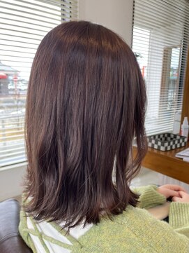 ラ メール ヘア デザイン(La mer HAIR DESIGN) ブリーチなし/ピンクブラウン♪