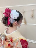 成人式前撮りヘア