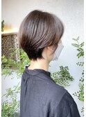 スッキリ見えるオトナショートボブ