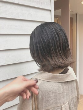 ルッソ チアロ(Lusso chiaro) ☆裾カラー×モカブラウン☆/30代40代50代