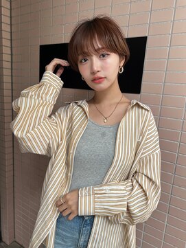 ガリカ(Gallica kinshicho) 【竹之内蔵人】大人かわいいナチュラルショート/艶感ベージュ