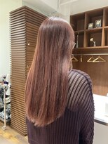 クラップス 杉田店(CLAPS)&nbsp;ロング×ピンクブラウン×水素カラー