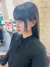 ヘアーリゾートノーブル(Hair Resort Noble) 黒髪姫カット　【Hair Resort Noble オオヤ】