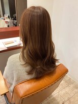 マーリャヘアー(mallia hair)&nbsp;レイヤースタイルレイヤーカットロングレイヤー小顔スタイル