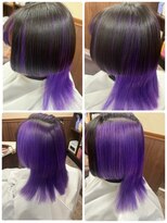 美容室ユアマージュ&nbsp;バイオレットインナーカラー