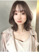 【PARK】くびれロブ×ラベンダーベージュ