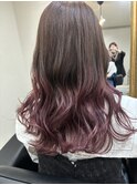 ピンクパープルグラデーション
