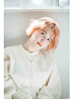 ニュイ 高槻 阪急茨木店(nui)&nbsp;イメチェンアンブレラカラー前髪ウェーブパーマこなれミディ