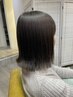 【髪質改善】プラチナム質感再整カラー＋カット＋《ライト》TR【浅草】