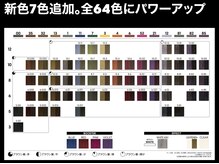 『イノアカラー』が人気な理由3 【多彩なカラーバリエーション＊全64色】