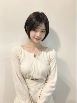 アルトル 池袋(altru) ◇大人可愛い20代30代40代50代前下がりショートボブ丸みショート