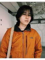 =メンズボブ/スパイキーショート/ニュアンスパーマ／MEN’S HAIR