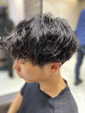 アラカワオム(homme) ツイストスパイラルパーマ（緩め）/メンズカット/メンズパーマ