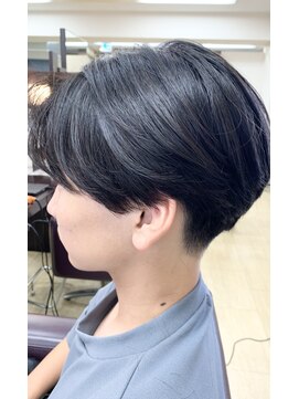 松本平太郎美容室 大宮店 メンズカット×センターパート10代/20代/30代