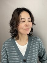 ピエドプールポッシュ(PiED DE POULE POCHE)&nbsp;ウルフ×リラックスパーマ