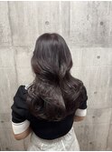 ★夏人気の暖色ラベンダーとレイヤーカットで垢抜け★