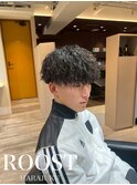 MEN’S HAIR/波巻ツイストスパイラル/フェザーパーマ/原宿