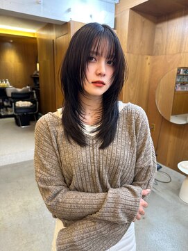 (髪質改善/レイヤーカット/インナーカラー/ケアブリーチ/韓国）