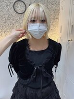 オプス 大名店(Ops)&nbsp;☆透明感最強!ホワイトブロンド×レイヤーボブ