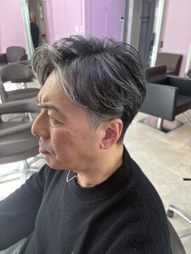 アヴァンス 難波店(AVANCE.) 【松元担当】脱白髪染め！メンズ白髪ぼかしメッシュ