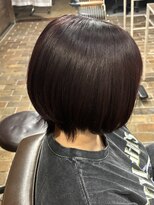 テントヘアー(tent hair) 暖色ブラウンカラー