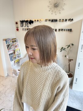 ミュール(meulu-) ミルクティーベージュ