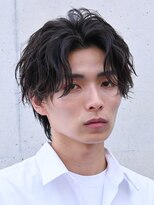 フィフス 札幌大通(fifth)&nbsp;札幌フェザーパーマセンターパート毛流れ微分けフェザーショート