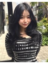 ヌエン 渋谷(NU/EN)&nbsp;春夏にオススメ！透け感ダークアッシュ×バタフライレイヤー