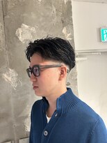 アカ(ACA)&nbsp;メンズショートパーマ　スキンフェード