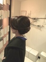 ヘアセットサロンエッジ(Edge)&nbsp;和装大人キレイシニヨン