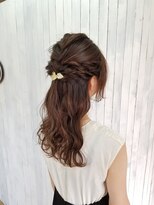 ヘアアンドスパピノキオ(HAIR&SPA PINOKIO)&nbsp;ハーフアレンジ☆