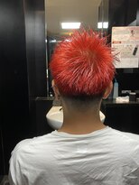 ヒロギンザ 神田店(HIRO GINZA)&nbsp;レッドジェットモヒカン〈神田〉〈理容室〉〈ショート〉