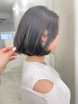 エンドリンク(endlink) エレガントボブ×ブルーグレージュ